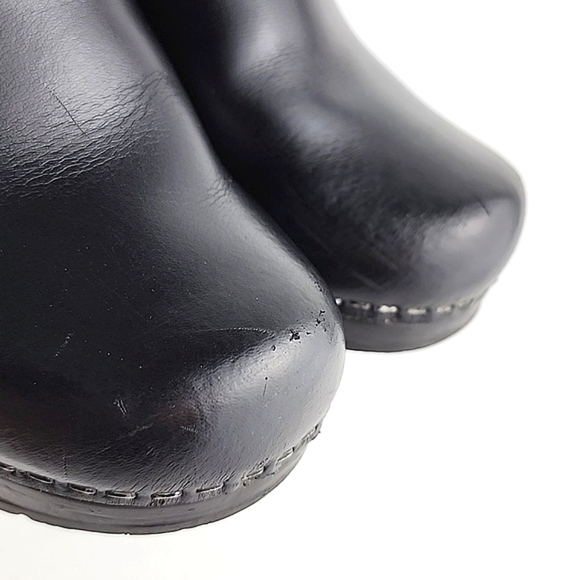 Dansko Women's Black Leather Cabrio Clog Work Shoes Supportive Sz 36 - Picture 15 of 16